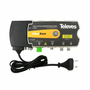 Transmisor óptico FTTH 1310/1550nm, Po 6dBm