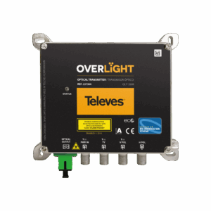 Transmisor óptico Overlight CWDM Uso interior, DAB/UHF/SAT, 1550nm, Po 9dBm