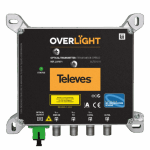 Transmisor óptico Overlight DWDM, Uso interior, DAB/UHF/SAT, C31, Po 9dBm