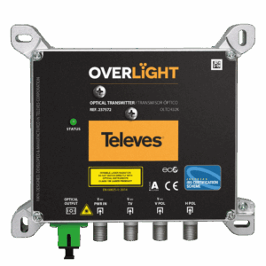 Transmisor óptico Overlight DWDM, Uso interior, DAB/UHF/SAT, C32, Po 9dBm