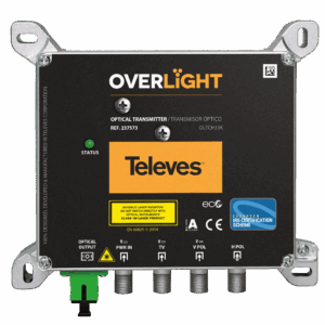 Transmisor óptico Overlight DWDM, Uso interior, DAB/UHF/SAT, C33, Po 9dBm