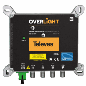 Transmisor óptico Overlight DWDM, Uso interior, DAB/UHF/SAT, C34, Po 9dBm