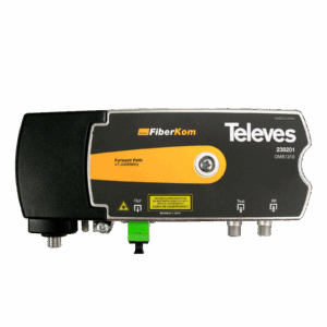 Transmisor óptico FiberKom SMATV (sin canal de retorno) 1310nm, Po 3dBm