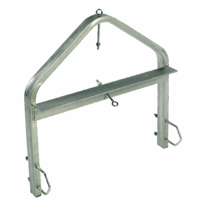 Soporte tubular reforzado de chimenea Zinc + RPR
