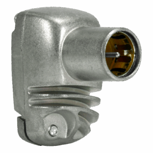 Conector PRO EasyF ''F rápido'', acodado y blindado (Clase A+) Universal: Ø 5...7,5mm