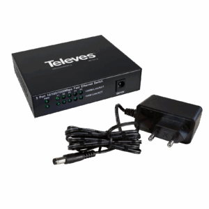 Switch Ethernet Layer 2 no gestionable 5 puertos, 10/100/1000Mbps