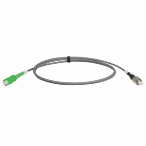 Latiguillo blindado de fibra óptica SC/APC-FC/UPC, monomodo (SM), LSFH resistente a rayos UV de exterior
